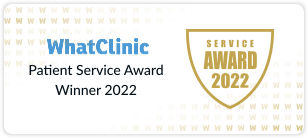 WhatClinic Patient Service Award 2013-2031 - 5 star treatment